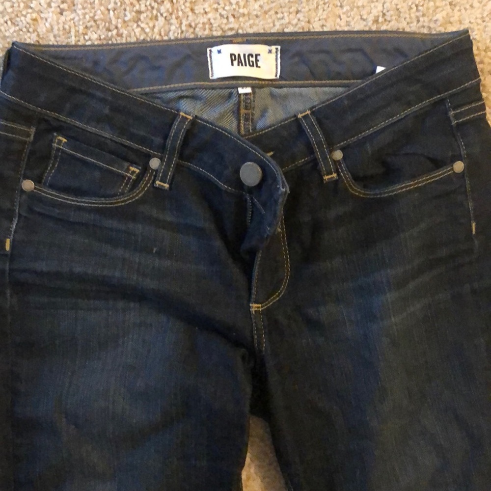 Paige straight legged jeans